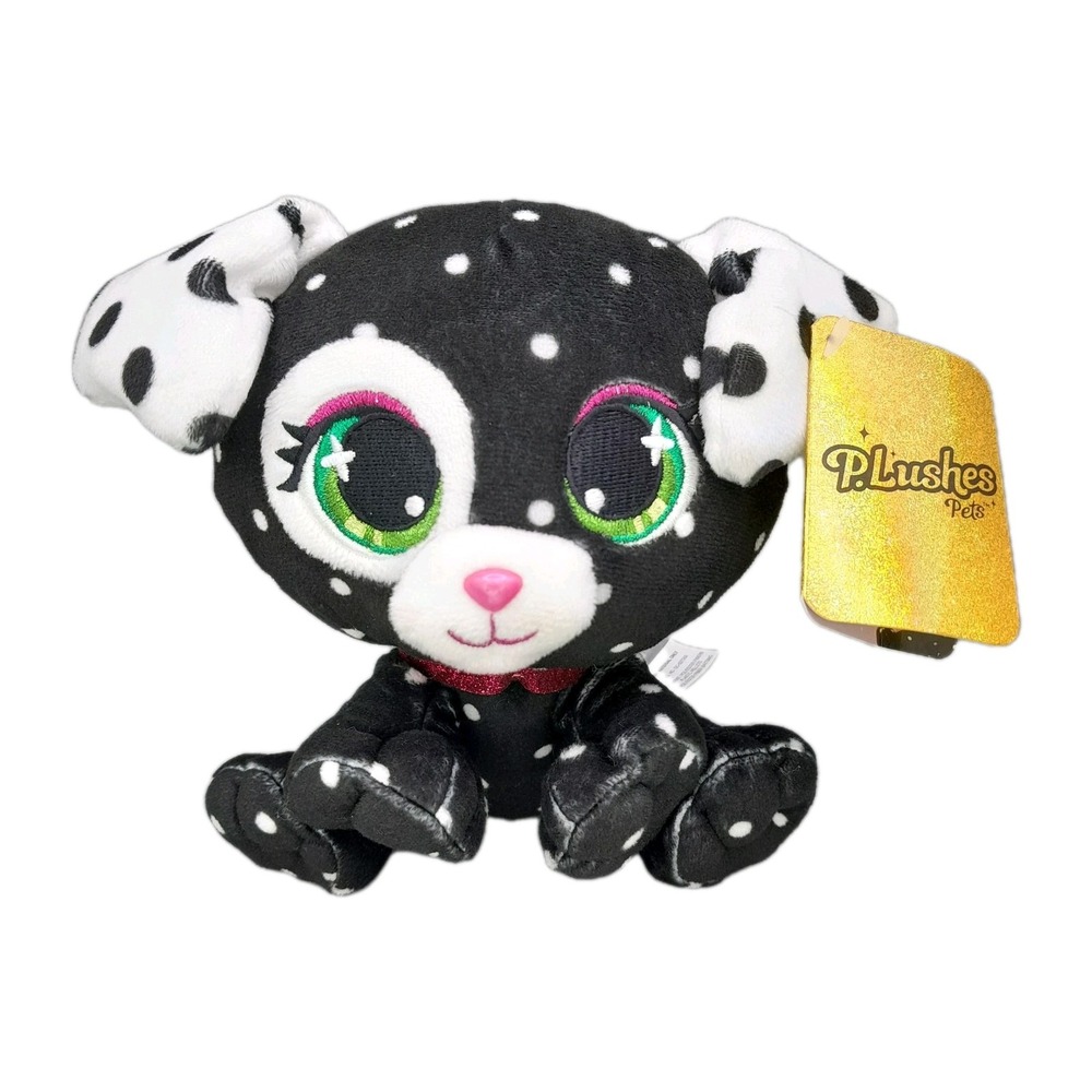 P.Lushes Pets Dottie Worthington Dog Plush 6" GUND Stuffed Animal Sparkle Collar